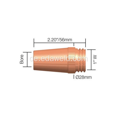 TWECO # 5 Style 16mm MIG-Gasabschirmung